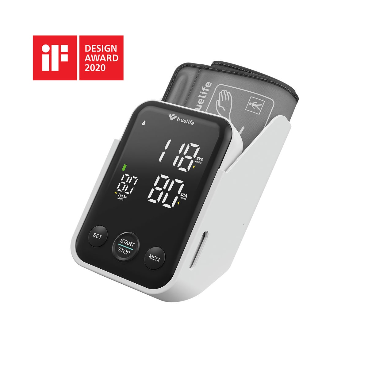 Digital blood pressure monitor with stand