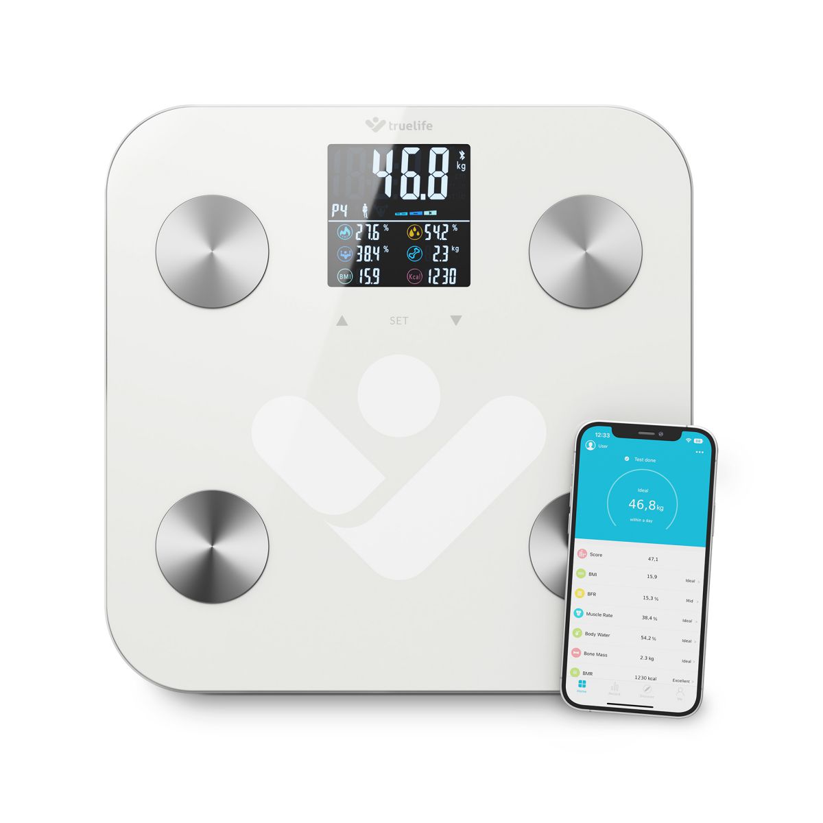 TrueLife FitScale W6 BT - Monitor your body in detail