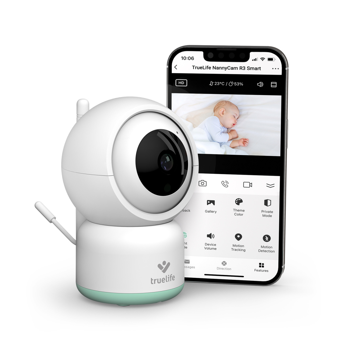 TrueLife NannyCam R3 Smart – smart baby monitor with unlimited range