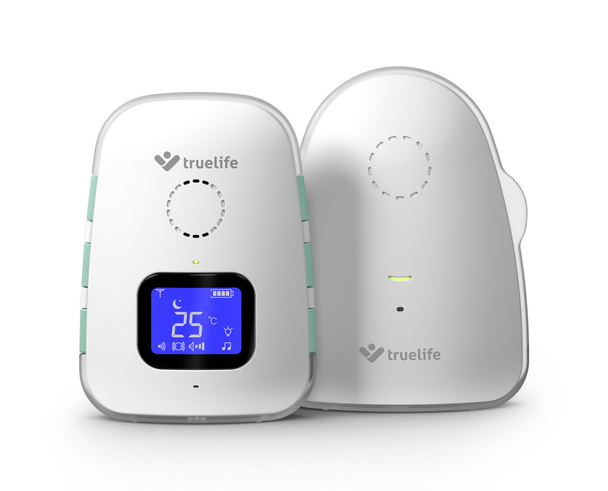 TrueLife NannyTone VM3 – digitales Audio-Babyphone mit wiederaufladbaren Einheiten