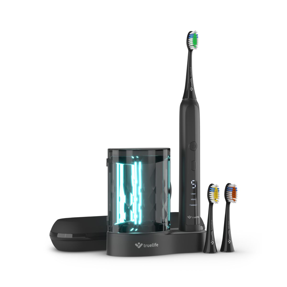 TrueLife SonicBrush K150 UV – Sonic toothbrush with 15 cleaning modes and UV steriliser